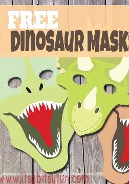 Have fun with your kids with these free printable dinosaur masks! A fun and easy kid’s craft. Dinosaur Masks, Dinosaur Mask, Dinosaurs Preschool, Printable Masks, Dino Birthday Party, Dinosaur Activities, Dinosaur Crafts, Mask Template, World Party