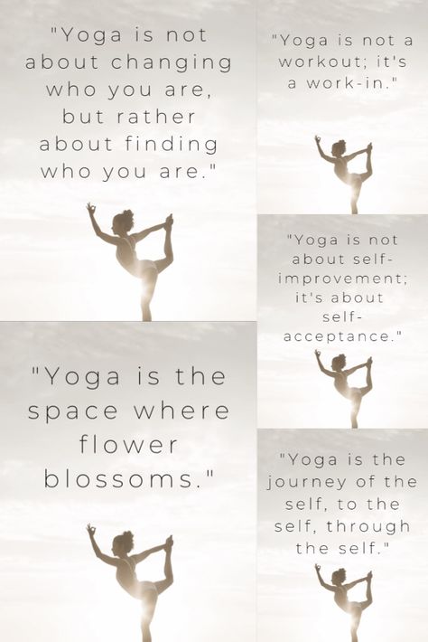 Inspirational yoga and Pilates quotes - empower your practice with positivity and mindfulness. FREE Quote Cards download available. Motivate and find inner strength. 🧘‍♀️💪🌿🎁📥🕉️✨ Yoga Strength Quotes, Yoga Script, Yoga Mindset Quotes, Yoga Quotes Inspirational, Yoga Journey Quotes, Yoga Definition Quote, Yoga Phrases, Restorative Yoga Quotes, Yoga Class Quotes Inspiration