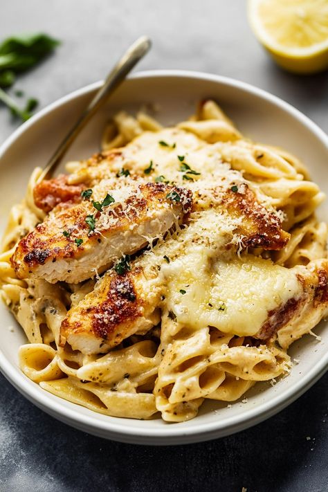 Chicken Parmesan Pasta Kid Approved Dinners, Parmesan Noodles, Panko Chicken, Pasta Skillet, Easy Skillet Meals, Chicken Parmesan Pasta, Skillet Pasta, Parmesan Pasta, Pasta Dinners