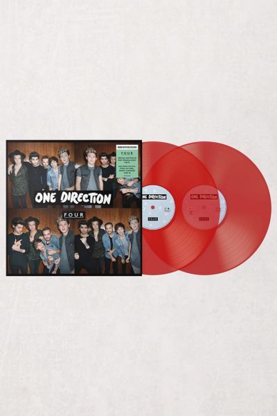 One Direction - Four (Deluxe) Limited 2XLP | Urban Outfitters One Direction Four, Urban Outfitters Vinyl, One Direction Room, Four One Direction, Vinyl Records Music, Night Changes, Red Vinyl, Music Shop, Record Players