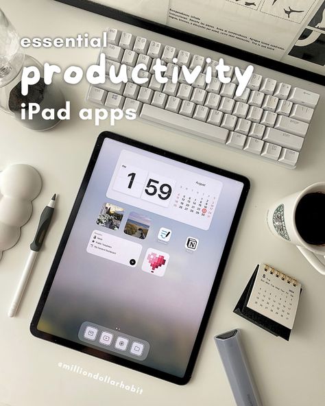 Productivity apps master list 📝 I also included time tracking widgets for those of you who use the pomodoro method 🍅 What’s your favorite productivity app? #ipad #ipadapp #productivity #student #studygram #ogranized #notion #goodnotes #digitalplanning #notetaking Pomodoro Method, Master List, Time Tracking, Productivity Apps, Digital Planning, Ipad Apps, Good Notes, Note Taking, Ipad