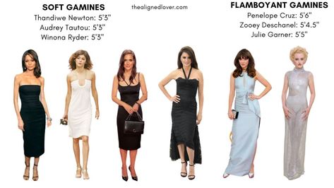 Intro to the Kibbe System: The Gamine Family: Soft Gamines and Flamboyant Gamines | The Aligned Lover Flamboyant Gamine Vs Soft Gamine, Flamboyant Gamine Outfits, Soft Gamine Kibbe, Kibbe Gamine, Fashion Categories, Gamine Outfits, Facial Bones, Flamboyant Gamine, Style Analysis