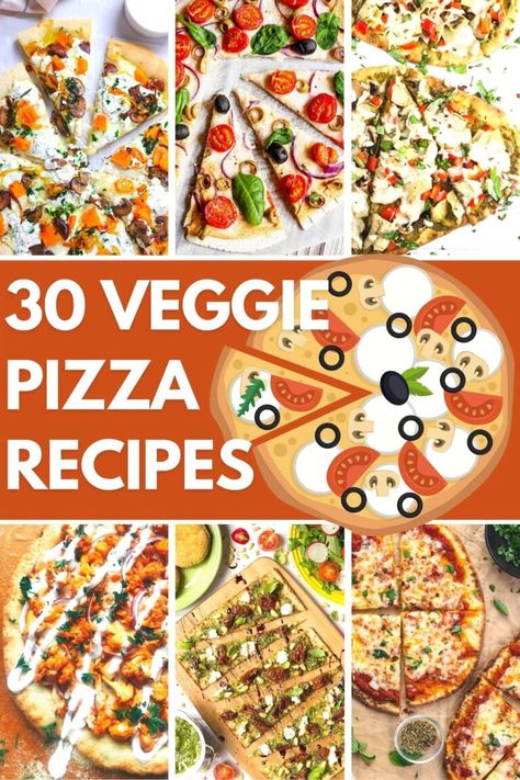 Veggie Pizza Recipes, Best Veggie Pizza, Vegetarian Pizza Toppings, Lentil Pizza, Flatbread Toppings, Naan Bread Pizza, Vegetarian Pizza Recipe, Ricotta Pizza, Veggie Pizza Recipe