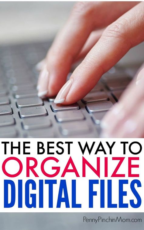 Computer Files Organization Ideas, Organizing Computer Files, Organize Digital Files, Files Organization, Organized Computer, Organize Computer Files, Organize Pictures, Digital File Organization, Digital Filing System