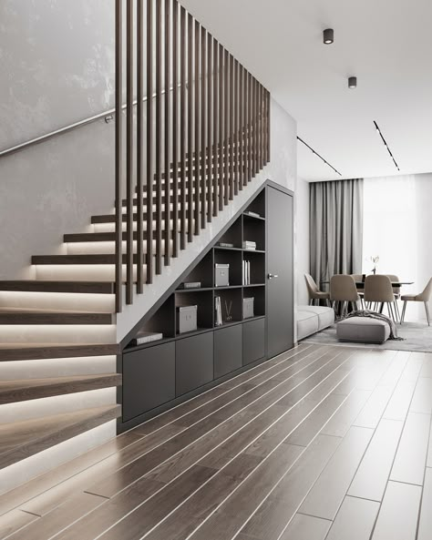 Modern Townhouse Interior, Office Stairs, Staircase Interior Design, Staircase Designs, Staircase Design Modern, Townhouse Interior, Modern Townhouse, Contemporary House Exterior, Stairs Design Modern