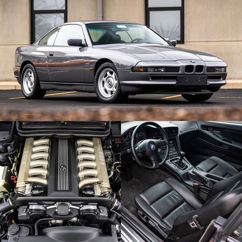 Irwin Daugherty on Instagram: "This 1991 BMW 850i features a 6-speed manual transmission and a V12 engine. This car has only 1,927 kilometers!!! It is all original and of course, like-new condition. It is being offered at auction by Broad Arrow Auctions @broadarrow_auctions on March 4th, 2023. Please see their IG page and visit barrowauctions.com for more info on this amazing car! #cars #carlifestyle #carsofinstagram #840ci #bmw8series  #bmw850i #bmwclassic #classicbmw #bmwlove #bmwlife #bmwlif Manual Transmission Cars, Bmw V12, Bmw 850i, Cars Engine, Bmw 8 Series, Bmw Touring, Bmw E38, V12 Engine, Bmw Love