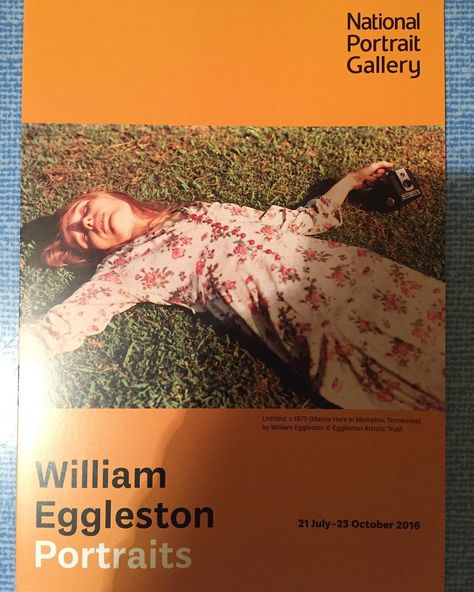 Portraits photo book by William Eggleston William Eggleston, Mens Fashion Illustration, Poster Photography, Art Exhibition Posters, Museum Poster, Photography Exhibition, Bold Text, National Portrait Gallery, Photography Gallery