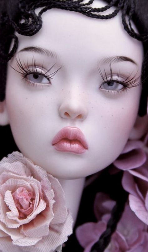 Porcelain Doll Aesthetic, Porcelain Doll Makeup, Popovy Sisters, Sister Dolls, Fantasy Art Dolls, Clay Faces, Cute Fantasy Creatures, Polymer Clay Dolls, Living Dolls