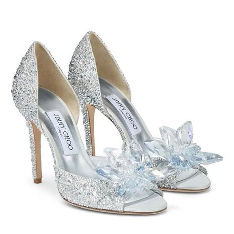 Crystal Open Toe Heels | ANILLA 100 | Pre Fall 19 | JIMMY CHOO Red Bridal Shoes, Cinderella Heels, Diamond High Heels, Dr Shoes, Cinderella Shoes, Crystal Heels, Jimmy Choo Heels, Rhinestone Shoes, Crystal Shoes