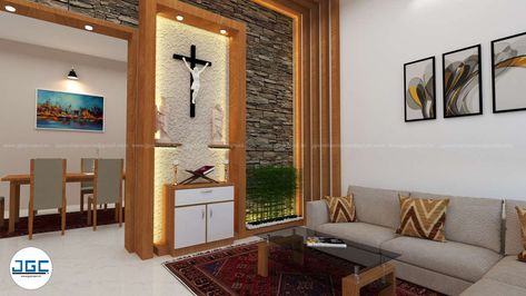 Prayer Unit Design Christian, Christian Prayer Room Design, Catholic Home Altar Ideas Living Rooms, Altar Catholic, Storage Furniture Design, Room Partition Wall, Disney Room, Altar Ideas, Disney Room Decor