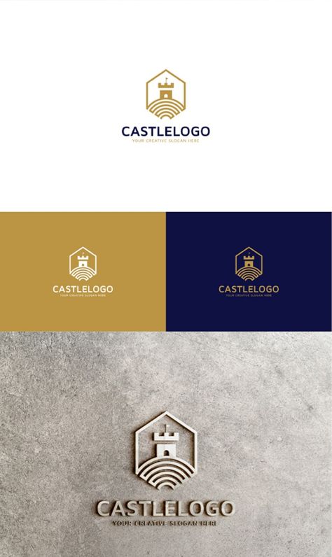 Creative Castle Logo Design Template Logo Template Castle Logo, Best Vsco Filters, Castle Designs, Game Logo, Graphic Design Print, Logo Design Template, Ui Kit, Ad Design, Design Logo