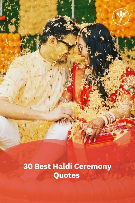 Make your Haldi function much more special by wishing your loved ones with these super fun & heartfelt Haldi ceremony quotes! Haldi Ceremony Quotes For Instagram, Caption For Haldi Ceremony Pics, Haldi Ceremony Quotes For Bride, Haldi Captions For Instagram For Bride, Haldi Quotes For Bride, Haldi Quotes For Instagram, Haldi Ceremony Captions For Instagram, Haldi Ceremony Captions, Haldi Quotes