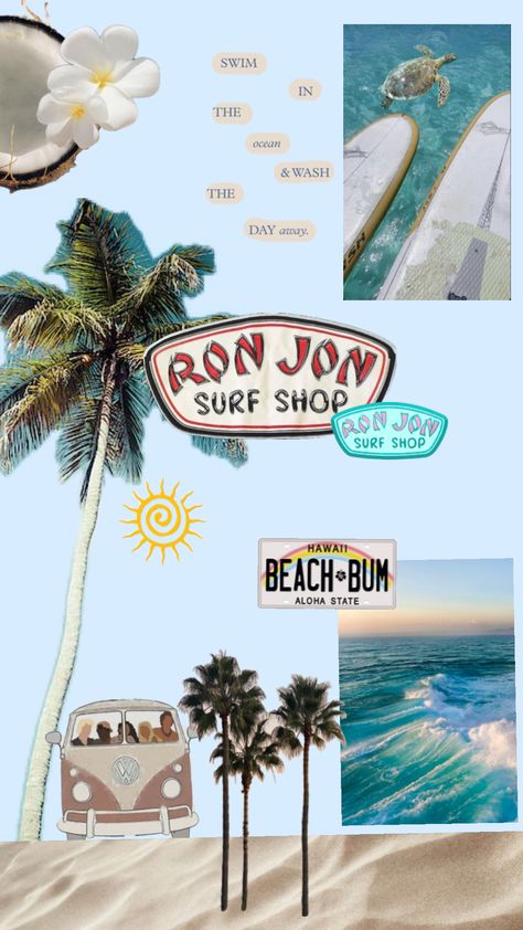 BEACHY WALLPAPER Surf Shop Aesthetic, Ron Johns Surf Shop, Beachy Wallpaper, Ron Jon, Ron Jon Surf Shop, Preppy Wallpaper, Beach Wallpaper, Hawaii Beaches, Summer Wallpaper