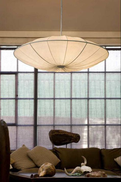 ARCHE SILK CEILING Ø80 Luminaire Suspension Design, Luminaire Original, Deco Luminaire, Gongs, Luminaire Design, The Ceiling, Suspension Lamp, Elegant Lighting, Contemporary Lighting