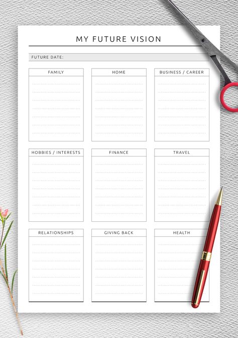 Planning For Future, Vision Binder, School Planner Printables, Gain Motivation, Bestie Ideas, Spiritual Goals, Personal Goal Setting, Writing Planning, Future Planning