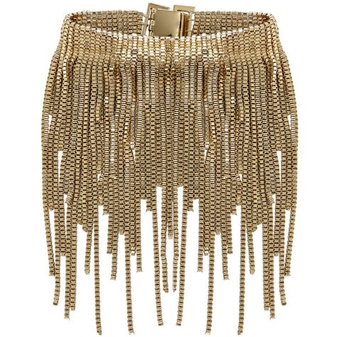 BCBGMAXAZRIA Box-Chain Fringe Bracelet ($88) ❤ liked on Polyvore featuring jewelry, bracelets, skirts, bcbg, fringe, fringe jewelry, copper jewelry, copper bangles, bcbgmaxazria and chains jewelry Copper Bangles, Techno Outfit, Fringe Bracelet, Fringe Jewelry, Unique Womens Fashion, Gold Skirt, Chain Fringe, Fashion Attire, Closet Fashion