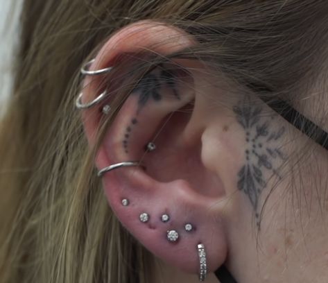 Ear Tattoo, Behind Ear Tattoo, Tattoos, Quick Saves