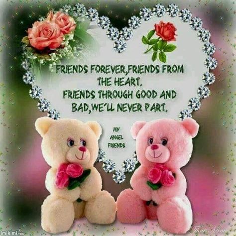 Bff Messages, Happy Friendship Quotes, Sweet Friendship Quotes, Good Night Dear Friend, Special Friends Quotes, Christmas Card Verses, Bear Quotes, Special Friendship Quotes, Good Night Qoutes