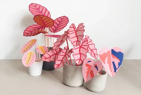 Elephant Ear Plant, Paper Plants, Handmade Plant, Statement Art, Paper Sculpture, Botanical Art, Botany, Art World, Art Lessons