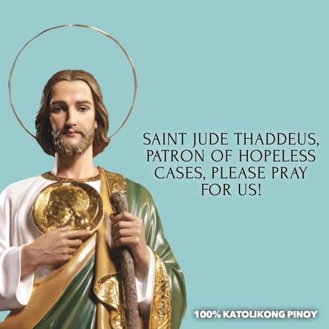 St. Jude Thaddeus, Apostle of Hope, pray for us. #ThursdayDevotion St Jude Novena, St Jude Thaddeus, First Sunday Of Advent, Saint Jude, Universe Love, Please Pray, St Jude, Pray For Us, Thank You God