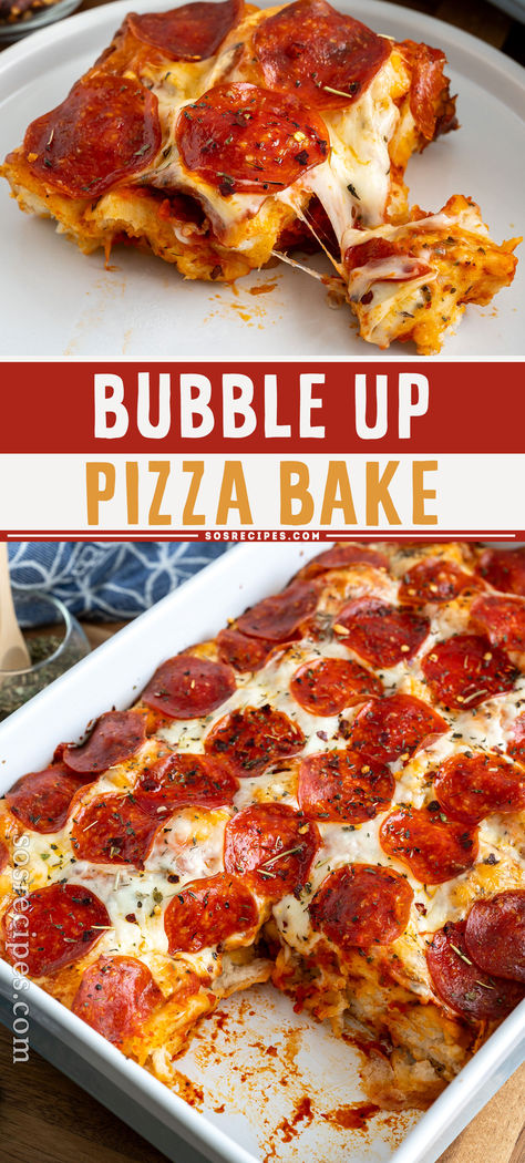 Making homemade pizza can seem like an impossible endeavor, especially if you’re not a baker. That’s not the case with this biscuit bubble-up pizza casserole. Bubble Pizza Recipe Biscuits Pillsbury, Bubble Pizza Casserole, Bubble Casserole Recipes, Pizza Bubble Up, Pizza Casserole Recipe With Biscuits, Recipe With Biscuits Pillsbury, Biscuit Pizza Casserole, Bubble Pizza Recipe Biscuits, Bubble Up Pizza Casserole