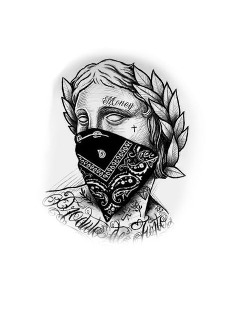 Acab Tattoo, Gangsta Tattoos, Money Tattoo, Chicano Tattoos, Tattoo Zeichnungen, Pieces Tattoo, Chest Piece Tattoos, Tattoo Desings, Tattoo Flash Art