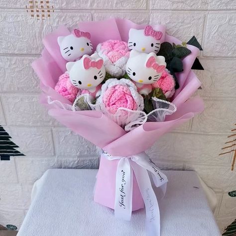 Sanrio Hello Kitty Plush Bouquet with Pink & White Crochet Flowers Experience the epitome of sweetness with our 'Sanrio Hello Kitty Plush Bouquet' adorned with charming pink and white crochet flowers. 🌸🐱 Perfect for adding a touch of elegance and cuteness to any celebration! Hello Kitty Plush Bouquet with Pink and... 48.99 Trendy & cute Japanese plushies, accessories to all fans over the world. ✨500+ happy customers✨ 💠Free Worldwide Shipping💠 >>> Link in Bio <<< #Cinnamoroll #Cinnamorollcoll... Anime Rose, Plush Bouquet, Japanese Plushies, Soap Flowers, Kitty Plush, Hello Kitty Cartoon, Flowers Home, Home Wedding Decorations, Doll Home