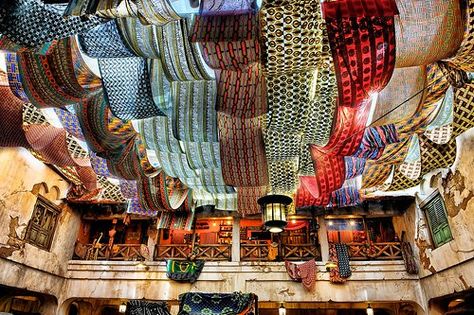 Disney Tusker House Best Disney Restaurants, Fabric Ceiling, Character Dining, Disney World Characters, Disney World Restaurants, Disney Restaurants, Disney World Tips And Tricks, Home Ceiling, Roof Design