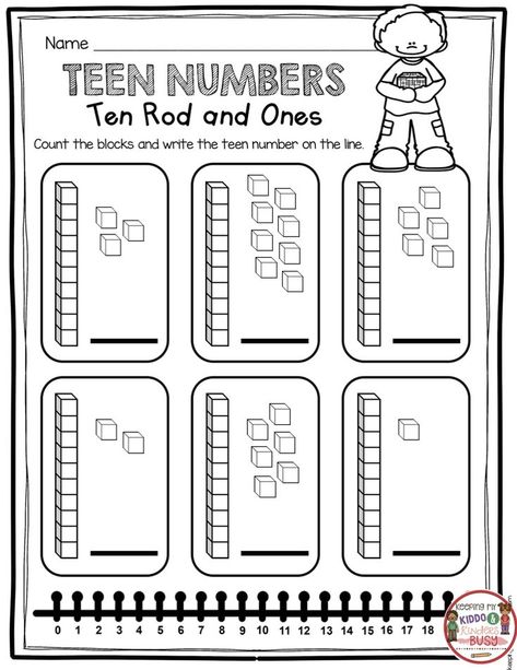 TEEN NUMBERS - Free worksheets and activities for your kindergarten or first grade math unit - number and operations in base ten common core math unit - place value - tricky teens math centers #kindergartenmath #firstgrademath #teennumbers #kindergarten Teen Numbers Kindergarten, Place Value Worksheets, Numbers Worksheet, First Grade Math Worksheets, Math Place Value, Teen Numbers, 2nd Grade Math Worksheets, Numbers Kindergarten, 1st Grade Math Worksheets