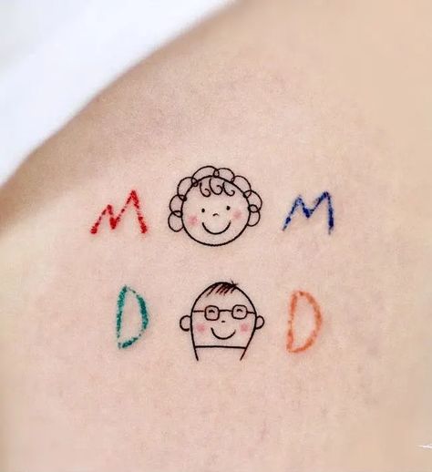 Tiny Family Tattoos For Women, Whale Family Tattoo, Kids Tatoos Ideas, Tattoo For Parents Meaningful, Family Of 5 Tattoo, Family Tattoos Women, Cute Family Tattoos, Family Of 5 Tattoo Ideas, Family Love Tattoo