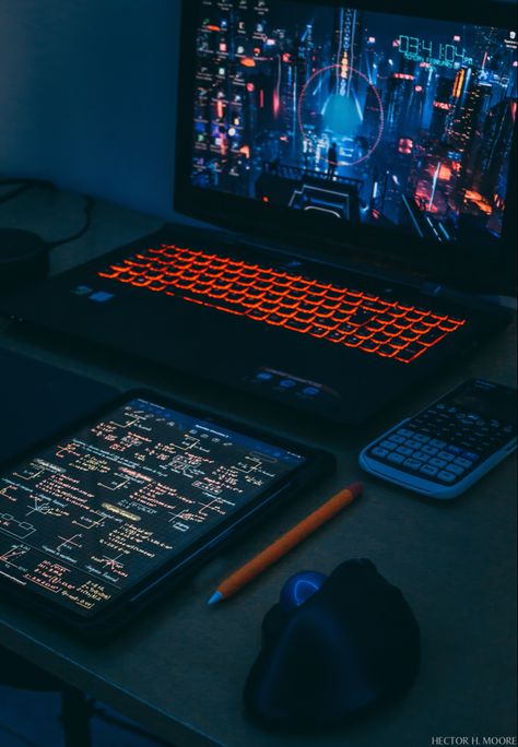 Software Engineer Workspace, Computer Theme, Workspace Desk, Retro Games, Computer Hardware, Graphic Design Fun, Studying Inspo, Futuristic Technology, God Illustrations