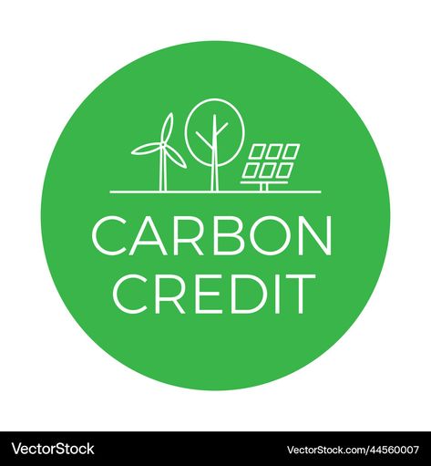 Carbon Credit, Vector Icons Illustration, Logo Icons, Icon Illustration, Vector Icons, Graphic Illustration, Png Images, Vector Free, Vector Images