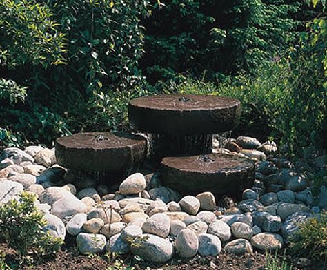 Fountains Direct: Millstone kit fountains 1 of 7 Millstone Fountain, Large Yard Landscaping, Small Garden Waterfalls, Fountain Ideas, How To Make Water, Landscaping Software, Garden Water Feature, Bird Bath Fountain, Garden Waterfall