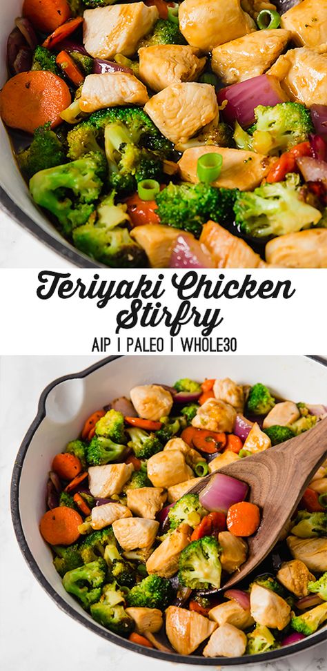 Spicy Teriyaki Sauce, Aip Diet Recipes, Homemade Stir Fry Sauce, Teriyaki Chicken Stir Fry, Unbound Wellness, Homemade Stir Fry, Autoimmune Paleo Recipes, Healthy Stir Fry, Aip Paleo Recipes