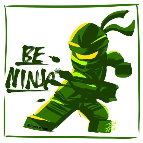 Arin Ninjago, Ninjago Sticker, Ninjago Wallpaper, Green Ninja, Energy Symbols, Spray Paint Stencils, Lego Wallpaper, Lloyd Ninjago, Lego Ninjago Lloyd