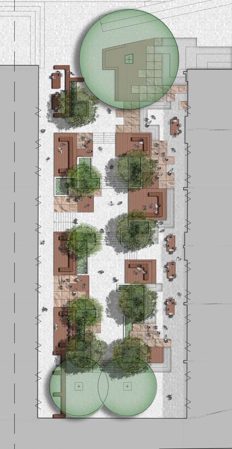 Landscape Ideas Plan, Landscape Ideas Architecture, Plaza Landscape, House Landscape Design, Courtyard Architecture, Landscape Plaza, Landscape Architecture Plan, Landscape And Urbanism Architecture, Plaza Design