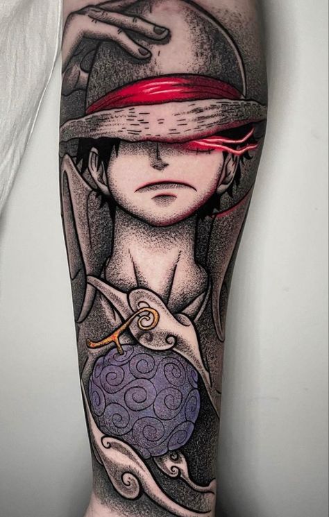 Shen Long Tattoo, One Piece Tattoo, Bleach Tattoo, Peace Tattoos, Lion Tattoo Sleeves, Blackout Tattoo, Manga Tattoo, One Piece Tattoos, Clever Tattoos