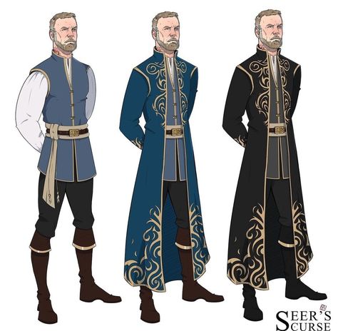 Male Fantasy Clothing, Medieval Clothing, Fantasy Costumes, Fantasy Dress, Arte Fantasy, Drawing Clothes, Fantasy Inspiration, Medieval Fantasy, Fantasy Clothing