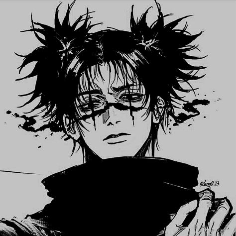 Choso Black & White, Pdp Aesthetic, Cartoon Black And White, Photo Manga, Black Pfp, Black And White Posters, Naruto Art, Black And White Pictures, Red Aesthetic