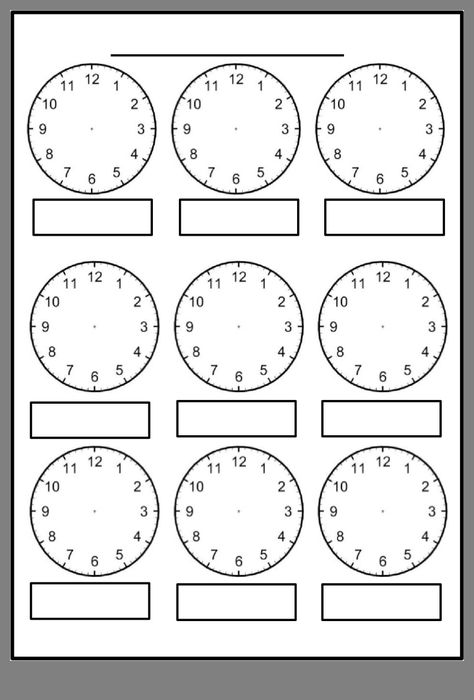 Blank Clock Faces Free Printable, Blank Clock Faces, Coconut Ideas, Blank Clock, Clock Worksheets, Clock Template, Telling Time Worksheets, Face Template, Free Kindergarten Worksheets