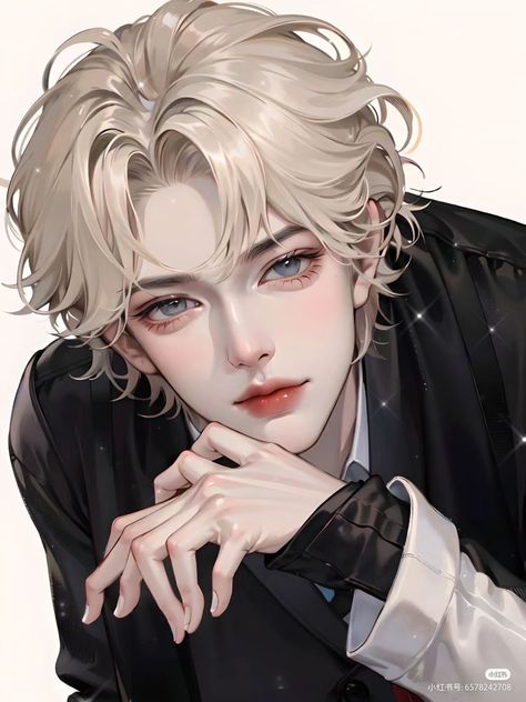 Digital Art Anime, Handsome Anime Guys, Handsome Anime, Art Anime, Anime Boys, Anime Character, Anime Boy, Blonde Hair, Art Style