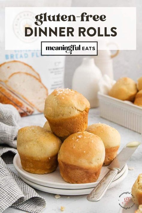 Easy, Soft Gluten-Free Dinner Rolls Best Gluten Free Rolls Recipe, Gluten Free Dinner Rolls Bread Machine, Gluten Free Dinner Rolls Easy No Yeast, Recipe For Gluten Free Bread, Gluten Free Rolls Bread Machine, Best Gluten Free Thanksgiving Recipes, Make Ahead Gluten Free Meals, Gluten Free Hot Rolls, Gluten Free Thanksgiving Deserts