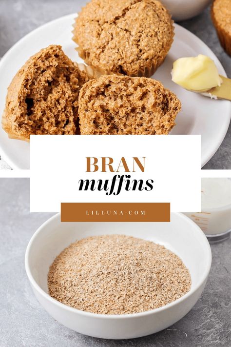 Homemade bran muffins are healthy, delicious, and whip up in under 30 minutes! Make them your own with your favorite mix-ins. #branmuffins #muffins #bran #healthy #breakfast Mini Breakfast Quiche, Bran Muffins Healthy, Easy Breakfast Casserole Recipes, Bran Muffin Recipes, Best Homemade Bread Recipe, Breakfast Quiche Recipes, Homemade Banana Bread, Breakfast Burritos Recipe, Bran Muffins