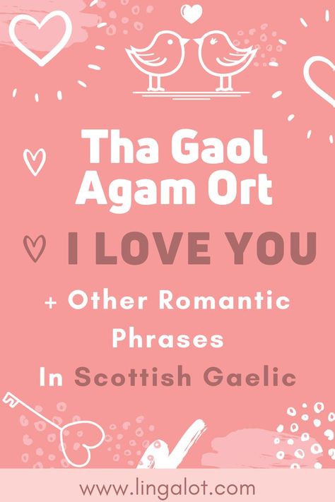 How to say I love you in Scottish Gaelic I Love You In Hawaiian, Hawaiian Love Tattoo, Hawaiian Sayings, Scottish Gaelic Phrases, Hawaiian Phrases, Scottish Phrases, Hawaiian Quotes, How To Say I Love You, Gaelic Language