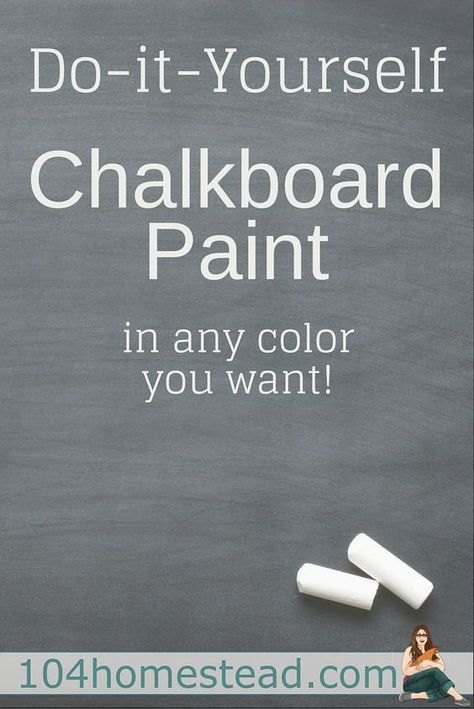 Chalkboard paint is amazing stuff. I found out that you can actually make your own in any color you want. The sky is the limit. Diy Chalkboard Paint Recipe, Homemade Chalkboard Paint, Cottagecore Inspiration, Chalkboard Walls, Herb Jars, Diy Chalkboard Paint, Diy Chalk Paint Recipe, Make A Chalkboard, Blackboard Paint