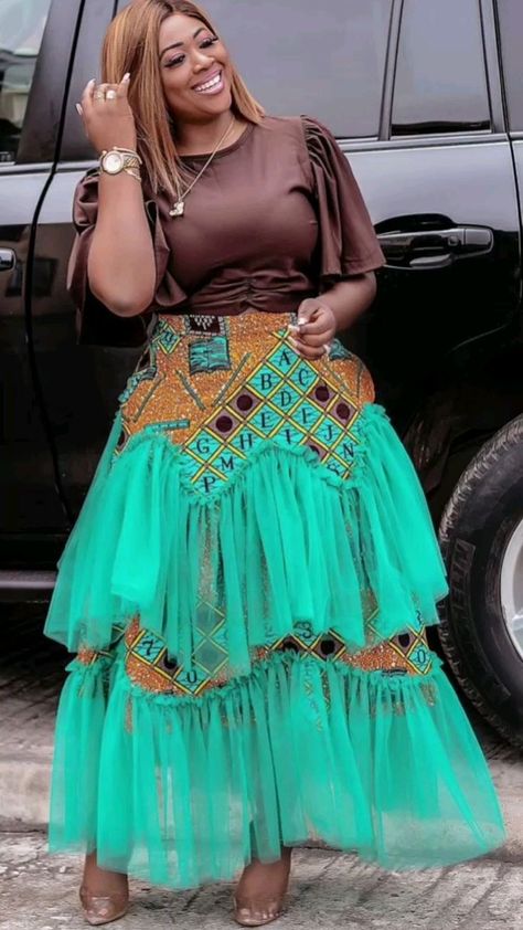 Mall Clothes, Ankara Skirts, Shweshwe Dresses, African Skirts, Layer Skirt, African Print Dress Ankara, African Fashion Skirts, Ankara Skirt, African Inspired Clothing