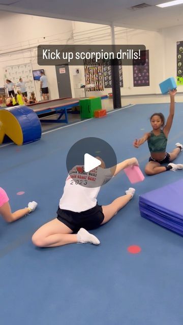 Jaclyn Ferrell on Instagram: "Kick up scorpion drills in flyer flex! • • • • #cheer #cheerleading #allstarcheer #stunt #stunts #flyer #flying #flyers #flyerflex #flyerclass #flexibility #stretching #scorpion #needle #cheerdrills #flyerdrills #cheercoach #strengthtraining #backday #yoga #gym #gymworkouts #splits #athomeworkouts #dance #flexibilitytraining #fitnessmotivation #gymlife" Flyer Stretch Routine, How To Do A Scorpion, Flyer Drills Cheer, Cheer Stretches Flexibility, Flyer Drills, Cheer Scorpion, Flyer Tips, Cheer Flexibility, Cheer Stretches