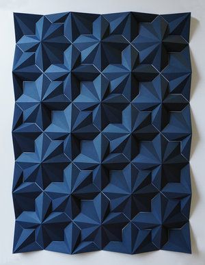 Ara 312 Matt Shlian, Origami Wall Art, Sculpture Wall Art, Paper Structure, Geometric Origami, Folding Origami, Sculpture Wall, Origami Paper Art, 3d Sculpture