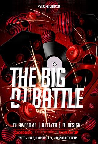 Free DJ Battle PSD Flyer Template - http://freepsdflyer.com/free-dj-battle-psd-flyer-template/ Free DJ Battle Flyer – This free psd flyer template was designed to promote your next party, club and special music event. This print ready free flyer template includes a 300 dpi RBG and print ready CMYK file. All main elements are editable and customizable.  #Beats, #DjBattle, #HipHop, #Lounge, #Minimal, #Nightclub, #Party, #SpringBreak, #Summer, #Urban Dj Battle, Photoshop Templates Free, Make A Flyer, Free Psd Flyer Templates, Business Card Template Psd, Free Psd Flyer, Psd Flyer Templates, Psd Flyer, Free Flyer Templates