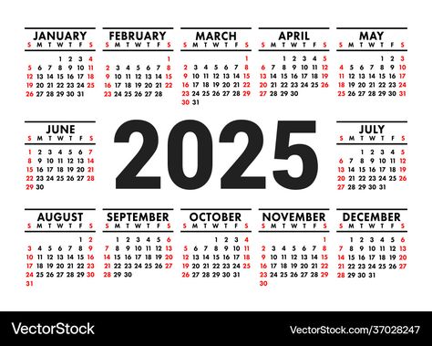 Calender 2025 Printable, Calendar 2025 Design, 2025 Calendar Design, Calendar 2025 Free Printable, Gimp Photo Editing, Black And Red Design, Wow Image, Heaven Painting, Free Printable Calendar Templates